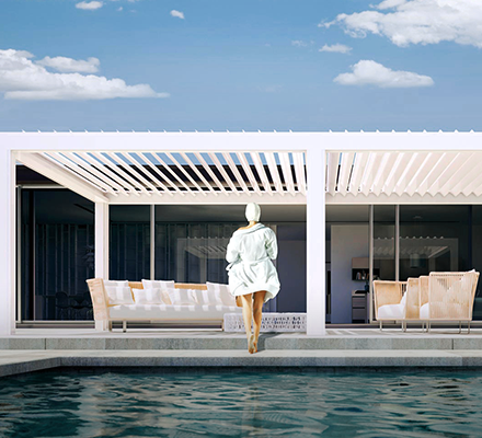 RESIDENTIAL LOUVRE PERGOLA