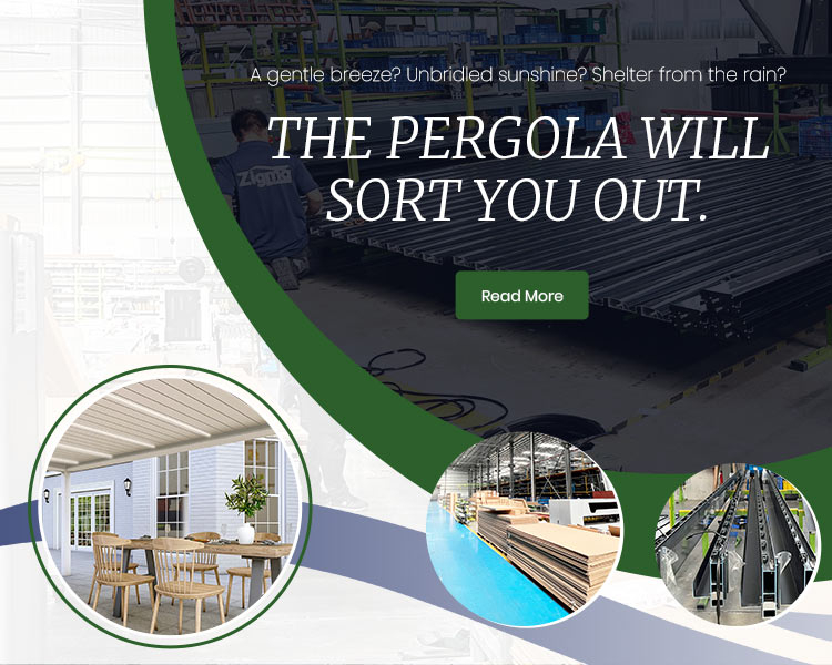 THE PERGOLA WILL SORT YOU OUT.
