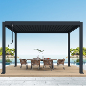 Z118 Aluminum Alloy Louvered Gazebo: A Manual Masterpiece, Returning to the Pure Essence of Outdoor Living