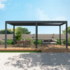 Z118 Aluminum Alloy Louvered Gazebo: A Manual Masterpiece, Returning to the Pure Essence of Outdoor Living